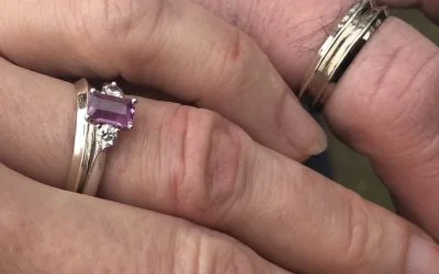 Belper couple, commissions local jeweller, to make wedding rings, locally.